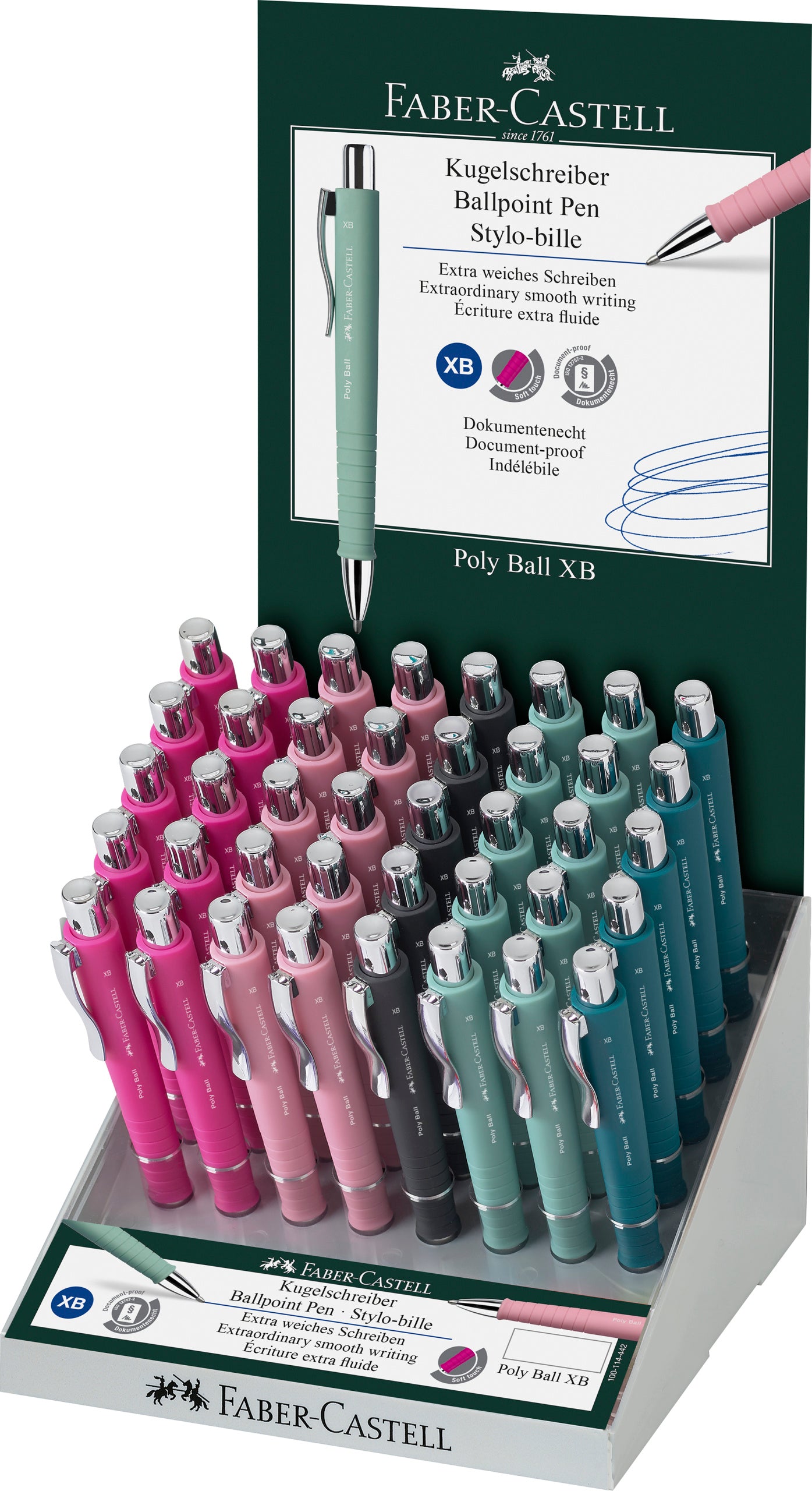 DISPLAY 40 BUC PIX POLY BALL XB FABER-CASTELL DISPLAY 40 BUC PIX POLY BALL XB FABER-CASTELL